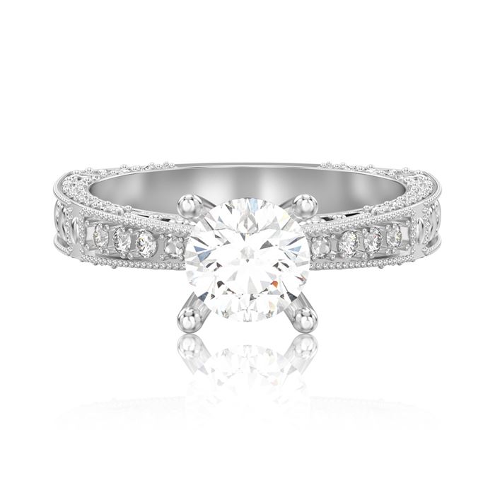 טבעת אירוסין בעיצוב מיוחד דגם אופיר