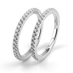 טבעת נישואין יהלומים איטרניטי