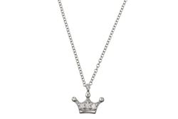 שרשרת Crown בשיבוץ 3 יהלומים