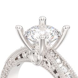 טבעת אירוסין בעיצוב מיוחד דגם אופיר