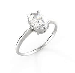 טבעת אירוסין יהלום בחיתוך אובלי