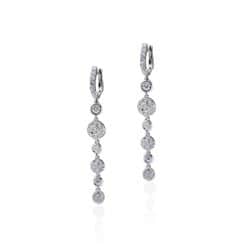 עגילי יהלום נופלים דגם ניתאי.